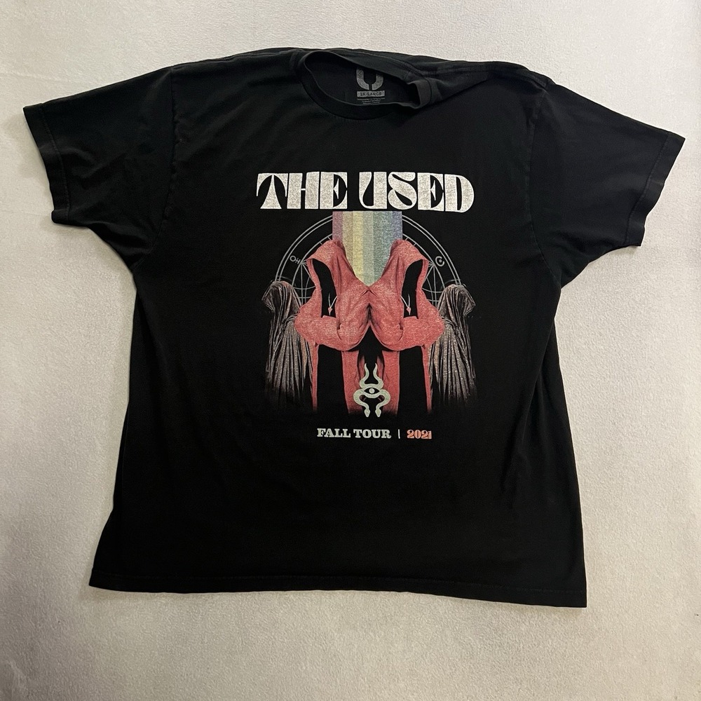 The Used Band T-Shirt Men's Size 2XL Black The Fall 2024 Tour Graphic Tee